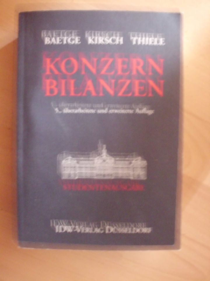 Konzernbilanzen. Studentenausgabe. von , Hans-Jürgen Kirsch in Berlin