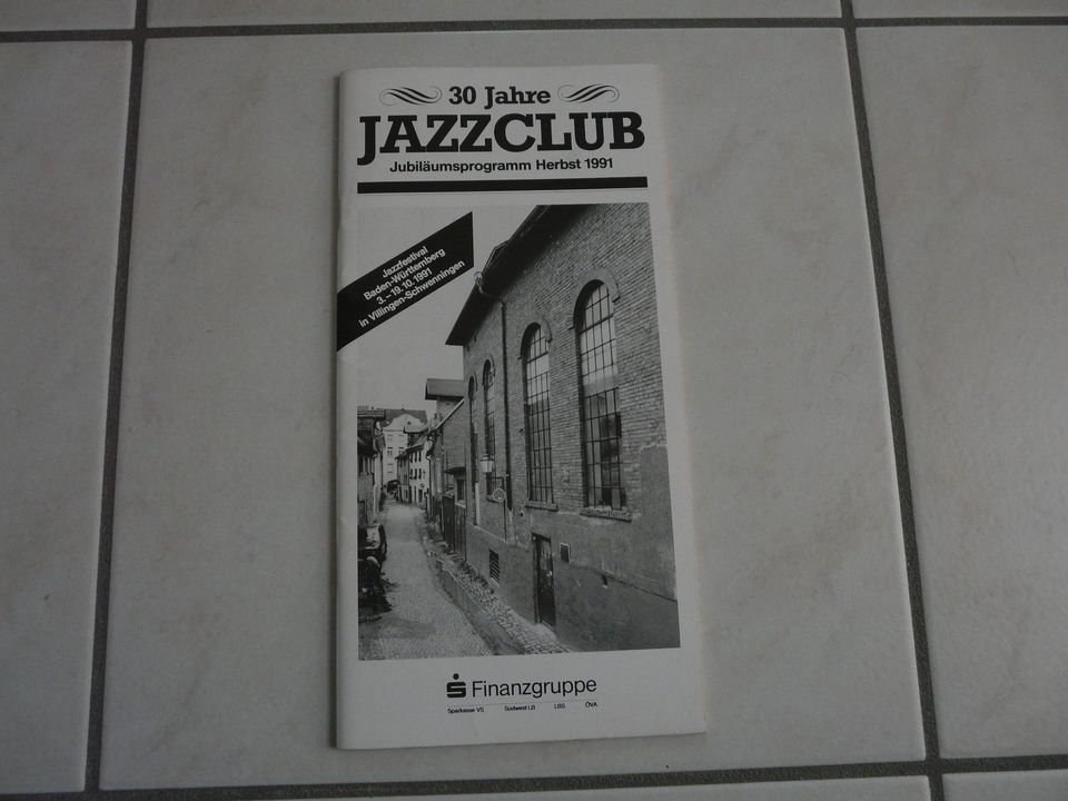 Jazzfestival VS SWINGT Jazzclub Villingen Original Programme in Villingen-Schwenningen