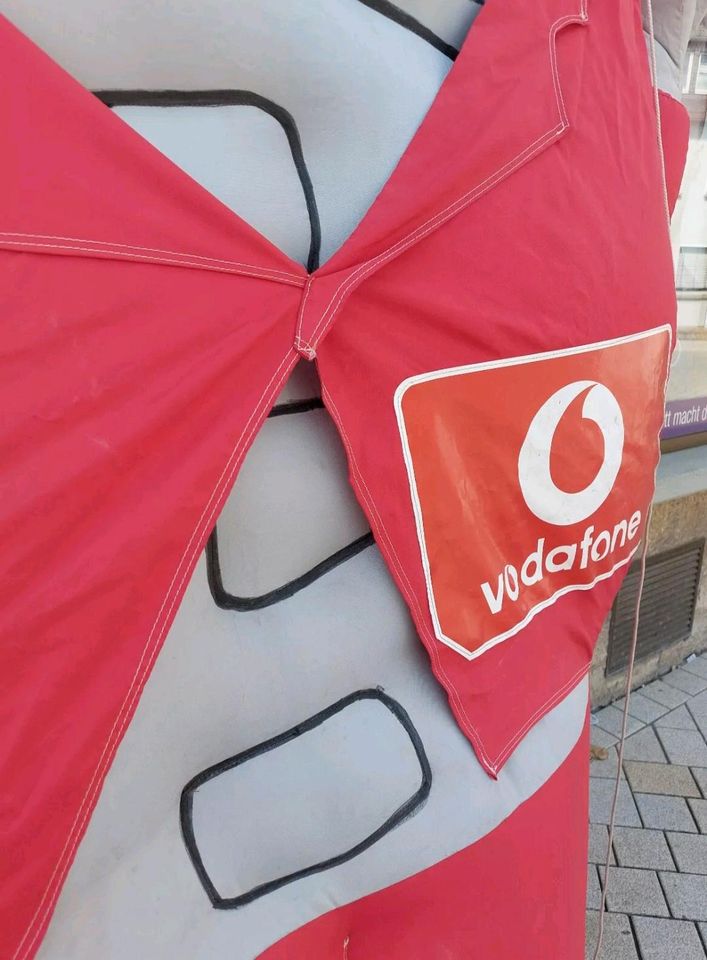 XXL Handymann aufblasbar Handy Vodafone Werbung Vintage SELTEN in Zell am Main