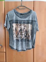 Schönes T-Shirt von Tally Weijl grau mit Tiger Größe S Baden-Württemberg - Biberach an der Riß Vorschau