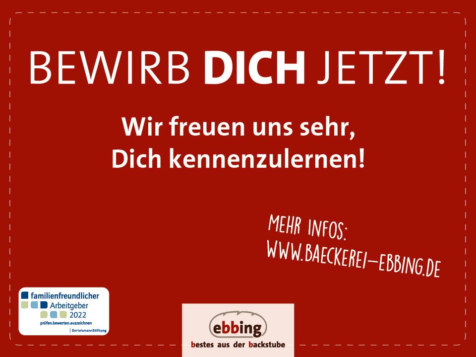 Ausbildung zur Bäckereifachverkäufer*in (m/w/d) - Rhede in Rhede