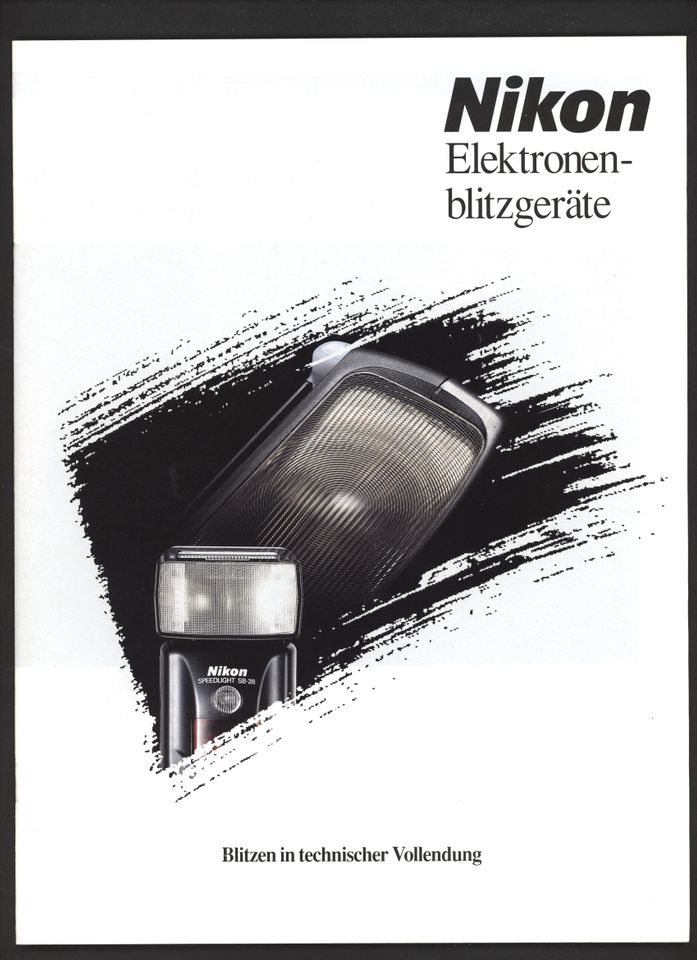 Prospekt Nikon Elektronen-Blitzgeräte in Krefeld