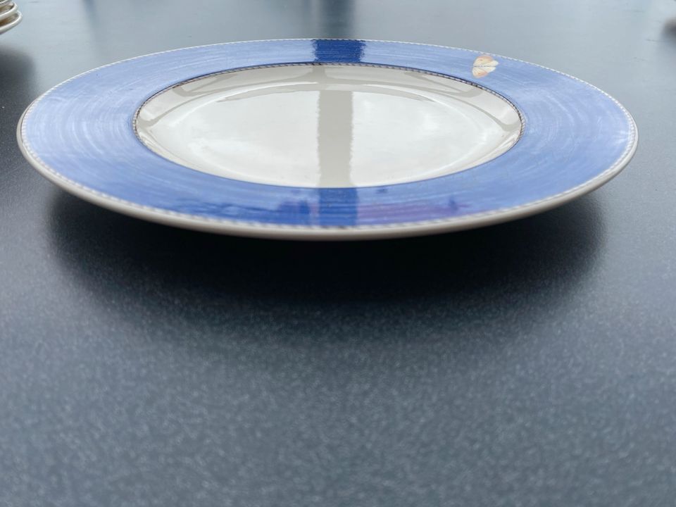 Wedgwood Speiseteller verschiedene Farben 27cm Durchmesser in Niederbergkirchen