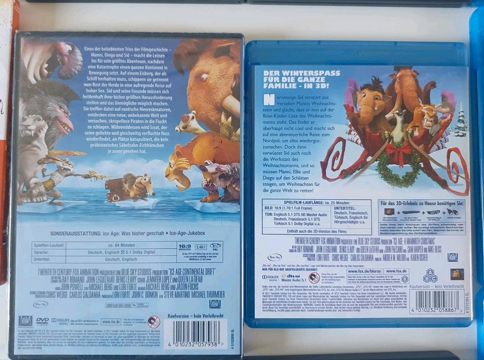 10x Verschiedene Blu-ray + DVD Filme / Kinder + Weihnachtsfilme in Köln