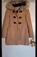 Mantel beige braun Größe 36 Hessen - Bad Vilbel Vorschau