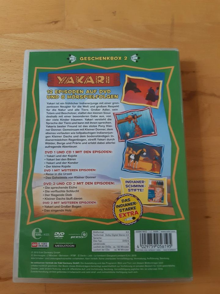 Yakari 2 DVD´s und 2 CD´s, Geschenkbox 2 in Gerhardshofen