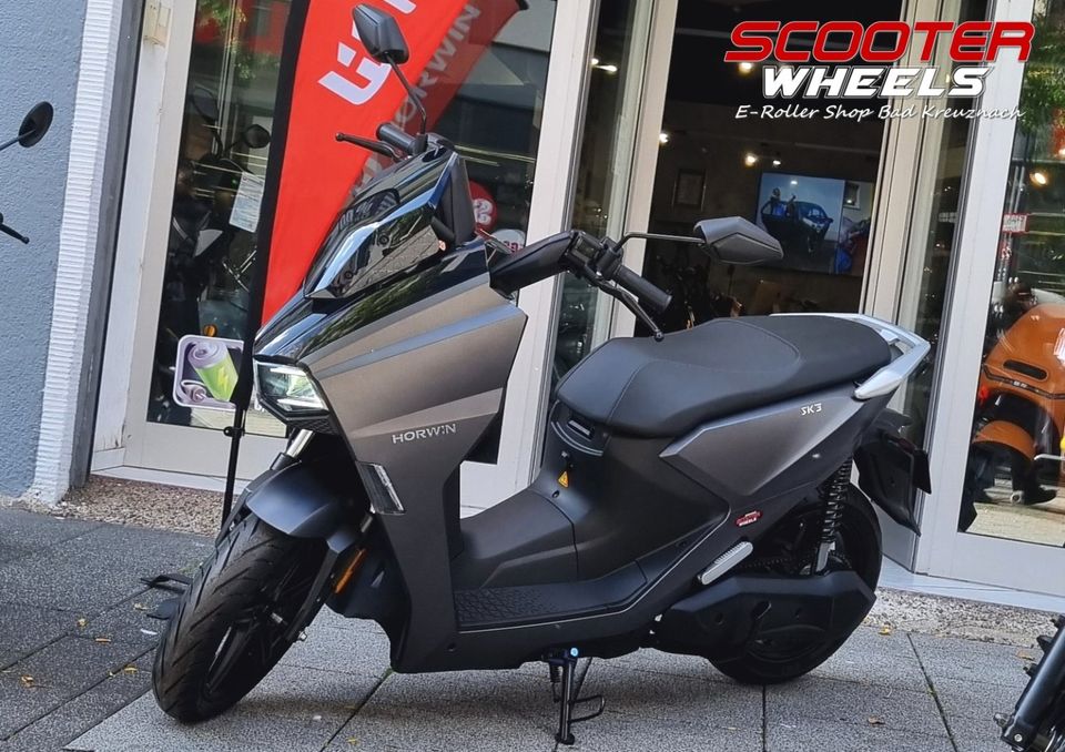 ⚡Horwin SK3 ⚡ Elektromotorrad  6,3KW/90km/h L3e A1/B196 E-Roller in Bad Kreuznach