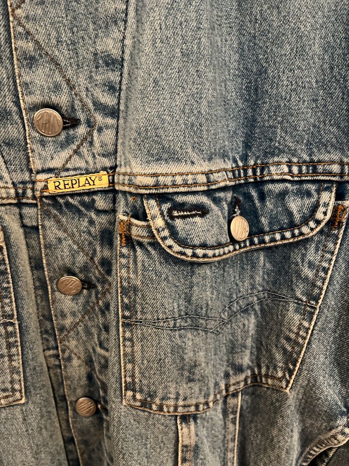 Replay Blue Jeans Jacke XXL in Forst an der Weinstraße