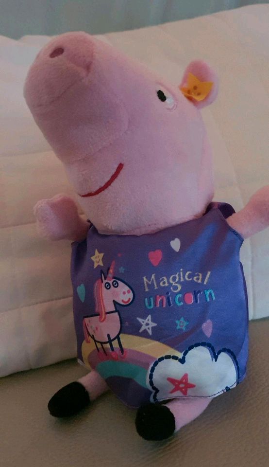 Kuscheltiere TY Peppa Pig Bär Möhre Milka top in Birkenfeld