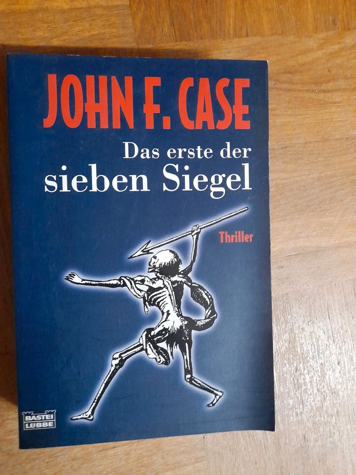 DAS ERSTE DER SIEBEN SIEGEL, John F. Case, Thriller, 2001 in Sinsheim