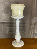 SÄULE ALABASTER BLUMENTOPF ALTE ALABASTERSÄULE MIT GEFÄSS - Versand kostenlos - Wir sind für Sie da lokal in 86830 Schwabmünchen oder online ARTHOME24 Bayern - Schwabmünchen Vorschau