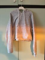 Grauer Hoodie mit Kapuze (cropped) Bayern - Ingolstadt Vorschau