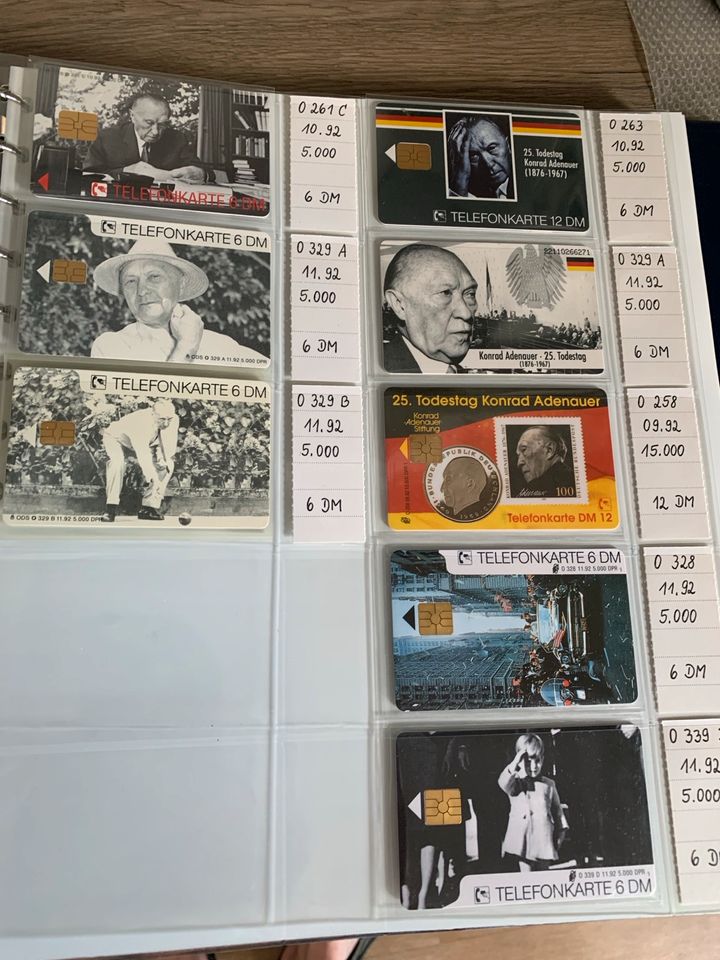 Telefon ☎️ Telefonkarten Sammlung über 600 Stück 8 Alben in Lehrte