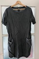SOCCX Kleid Leinen grau schwarz 36 Niedersachsen - Osnabrück Vorschau