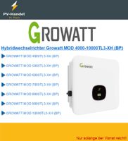 ab 899 Growatt MOD 4000 - 10000TL3-XH Hybrid (BP) 4000TL3-XH 5000TL3-XH 6000TL3-XH 7000TL3-XH 8000TL3-XH 9000TL3-XH 10KTL3-XH Wechselrichter Akku Batterie Solaranlage PV Anlage Hybridwechselrichter Brandenburg - Dahlewitz Vorschau