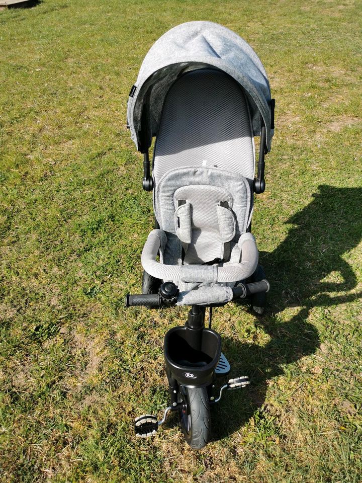 Kinderkraft Dreirad Buggy Aveo Hellgrau 6 in 1 in Lühmannsdorf