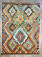 Afghan Kelim 194x141 cm handgewebt kilim orientteppich orange rug Berlin - Wilmersdorf Vorschau