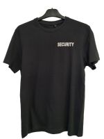 T-Shirt SECURITY Schriftzug weiß gerade Gr. S Nordrhein-Westfalen - Iserlohn Vorschau