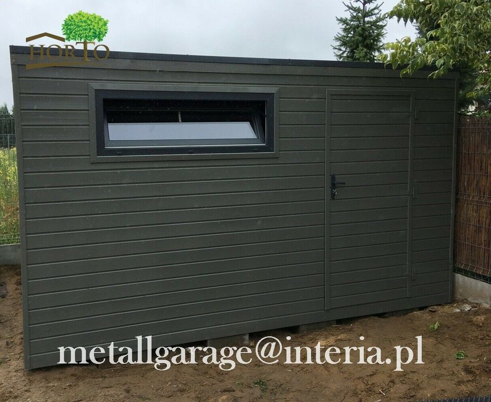 4 x 3 Blechgarage Metallgarage LAGERRAUM GERÄTESCHUPPEN in Marl