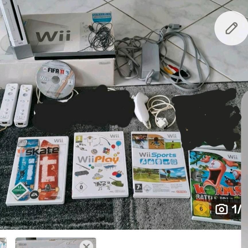 Nintendo Wii "Sports Resort Pak" mit 5 Spielen mit OVP in Hochstetten-Dhaun
