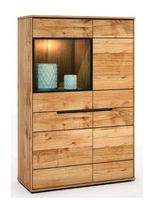 Vitrinenschrank teilmassiv aus Eichenholz geölt | H148cm | (589€) Nordrhein-Westfalen - Arnsberg Vorschau