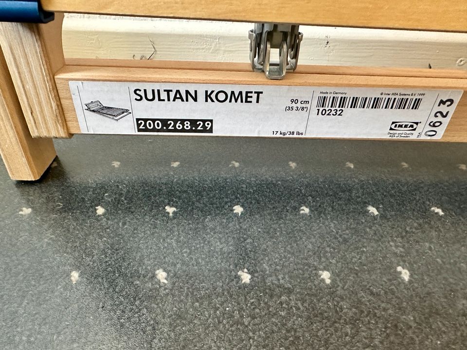 Lattenrost Sultan Komet  90x 200 + Matratzenschoner in Berlin
