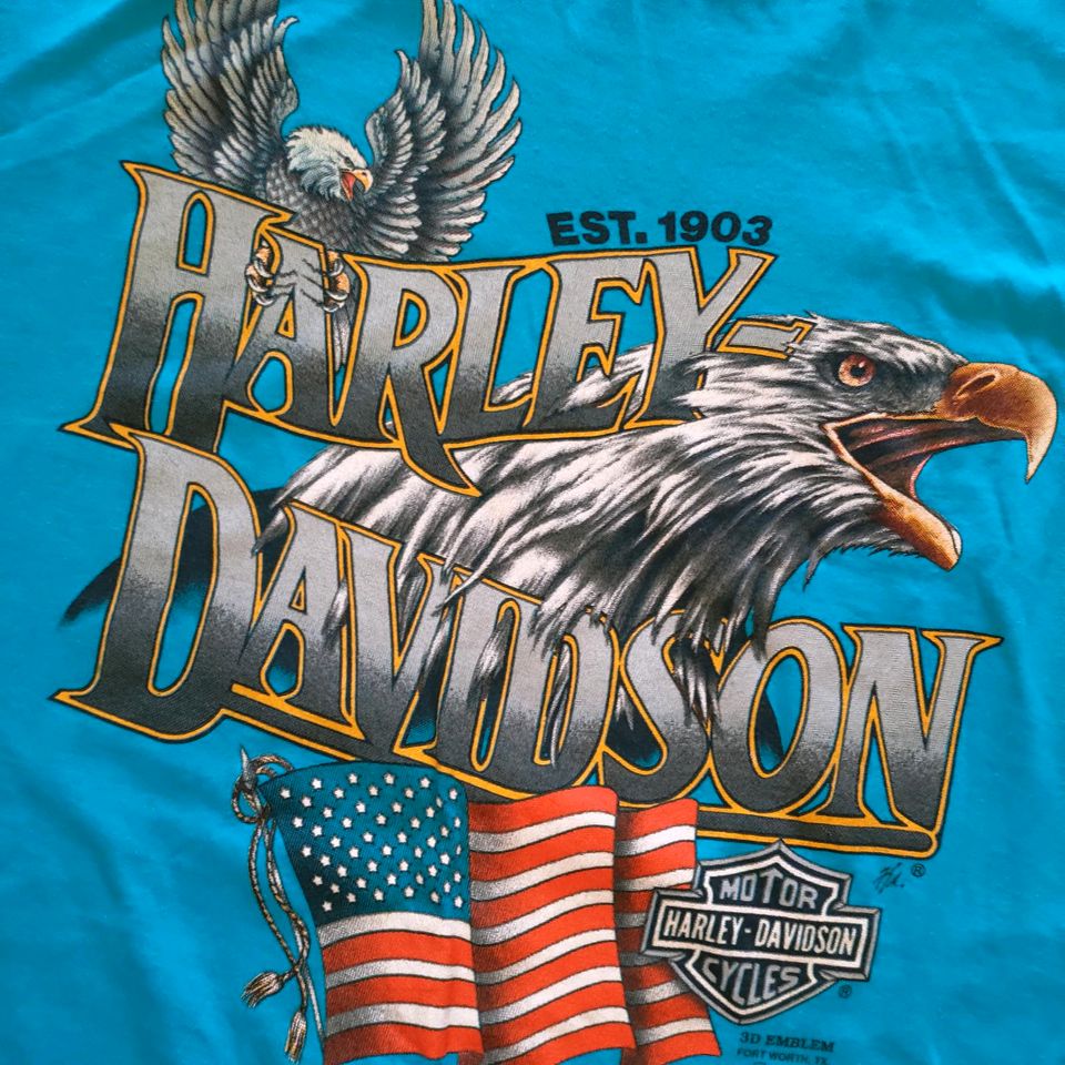 Harley Davidson - Shirt 90's Merch - sehr gut in Bochum