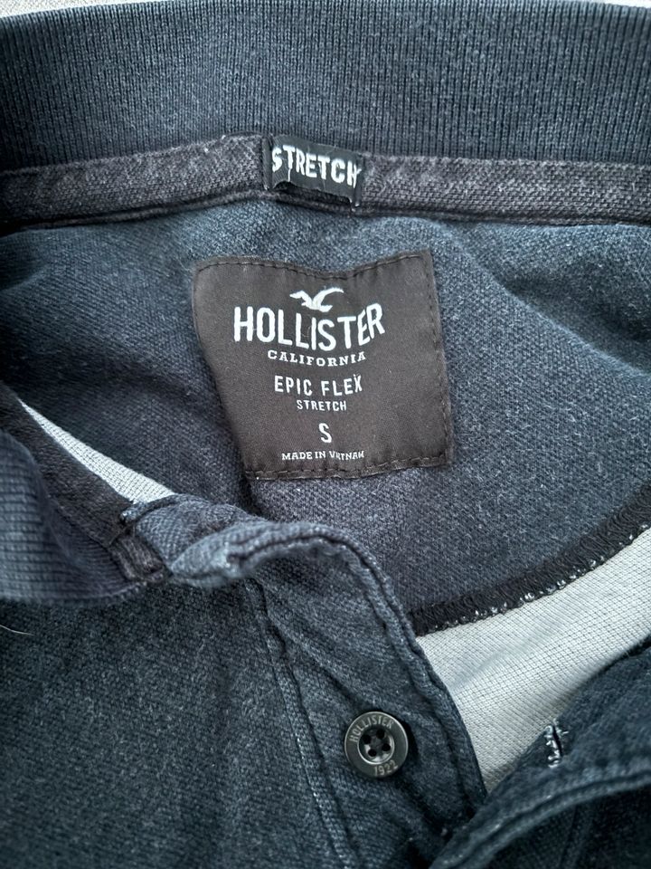 Hollister Polo T-Shirt Blau Weiß in München