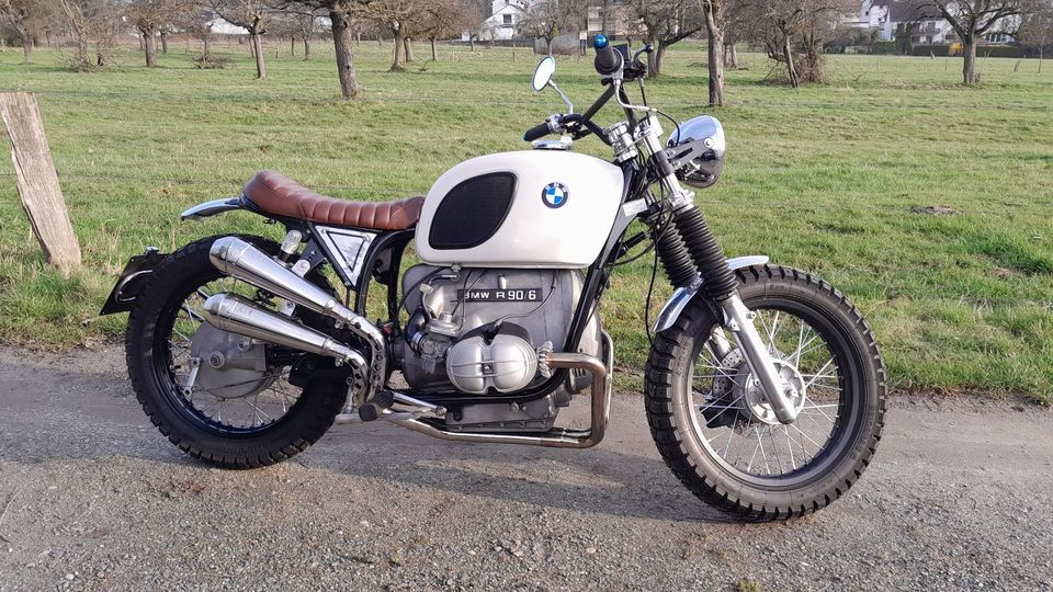 Motorrad BMW R 90/6 Scrambler Baujahr 1975 in Bad Homburg