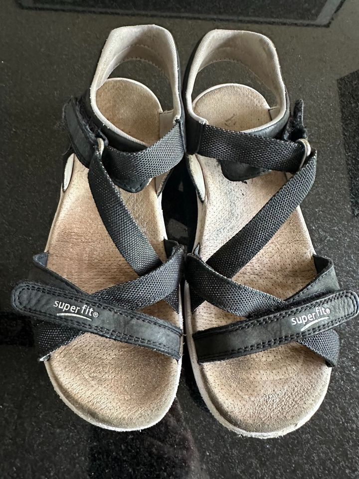 Superfit Mädchen Sandalen 34 schwarz Glitzer in Jülich