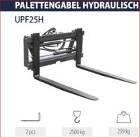 NEU - VERFÜGBAR ► PALETTENGABEL HYDRAULISCH 2,5T EUROTRAC AB W12 ◄ Maximale Traglast 2500kg, Eigengewicht 239kg, synchrones Öffnen der Gabeln möglich, Palettengabel kaufen für Hoflader Radlader Niedersachsen - Heemsen Vorschau