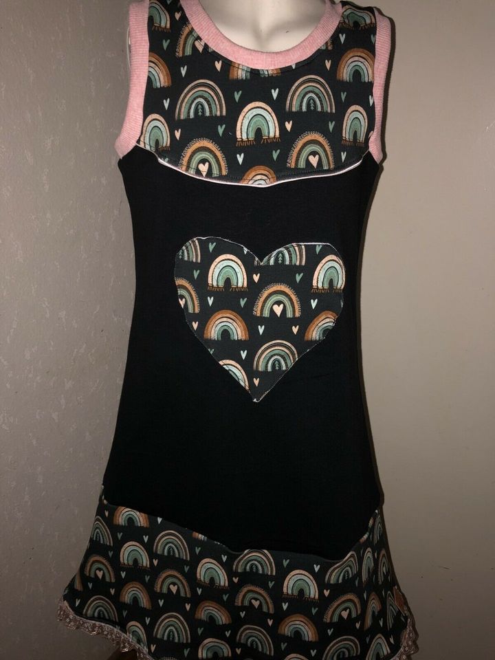 Kleid Sommerkleid Gr 134/140 neu Handmade Unikat selbstgenäht ❤️ in Bad Rappenau