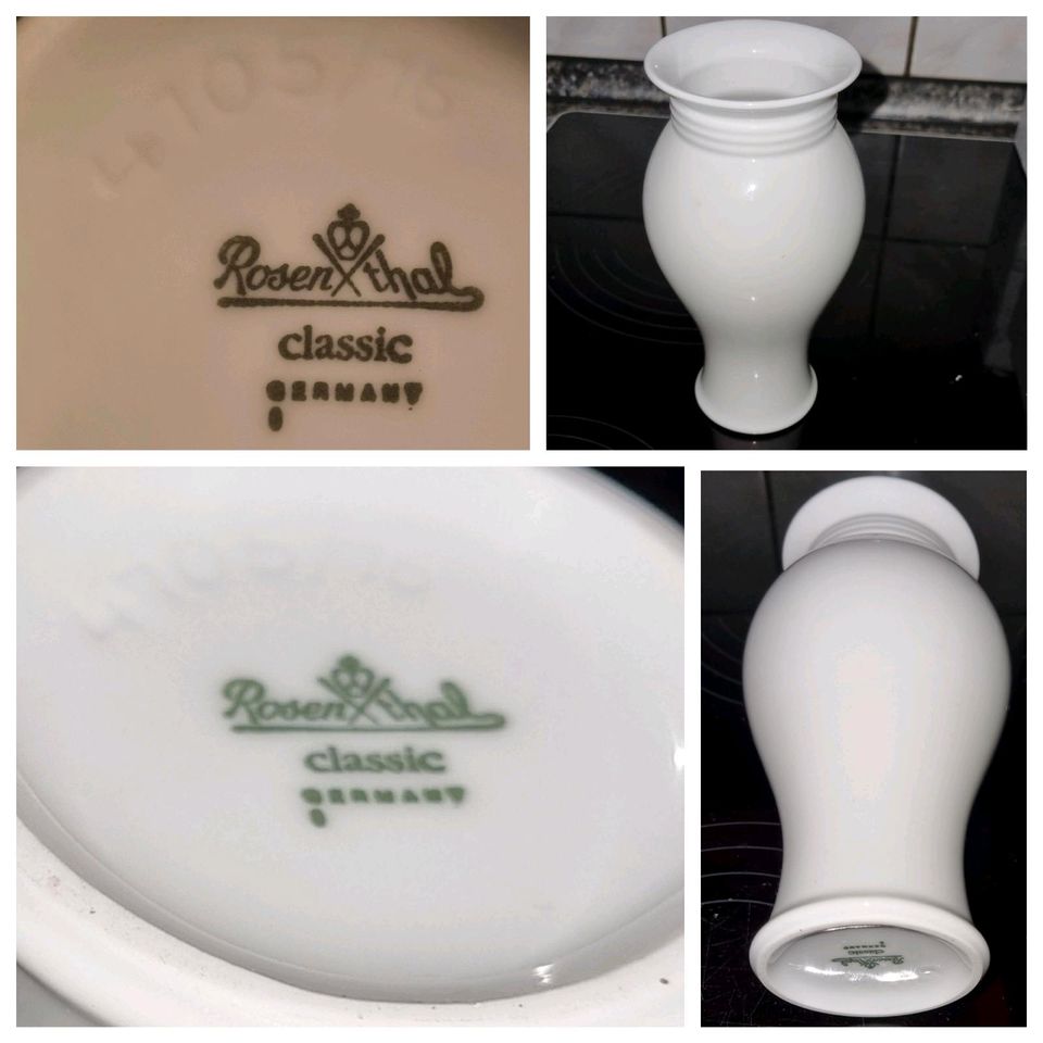 Rosenthal Vase classic Germany weiß in Lennestadt