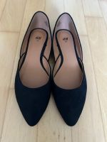 Pumps Balerinas flach spitz schwarz H&M Größe 38 neu Düsseldorf - Hafen Vorschau