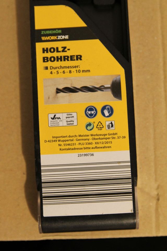 Holzbohrer-Set 5 teilig 4-10mm in Box in Rosenheim