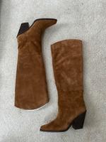 H&M Cowboy Stiefel Wildleder Cognac Baden-Württemberg - Mannheim Vorschau