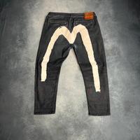 Vintage Evisu Jeans Grau Dunkelblau Hose Japan Denim Herren 34 Baden-Württemberg - Isny im Allgäu Vorschau