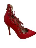 High heels rot mit schnürung München - Au-Haidhausen Vorschau
