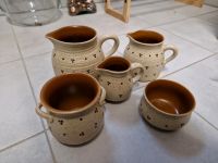Krug Topf Steingut Ton Keramik Set Milch Tee Dose Kaffee Nürnberg (Mittelfr) - Südoststadt Vorschau