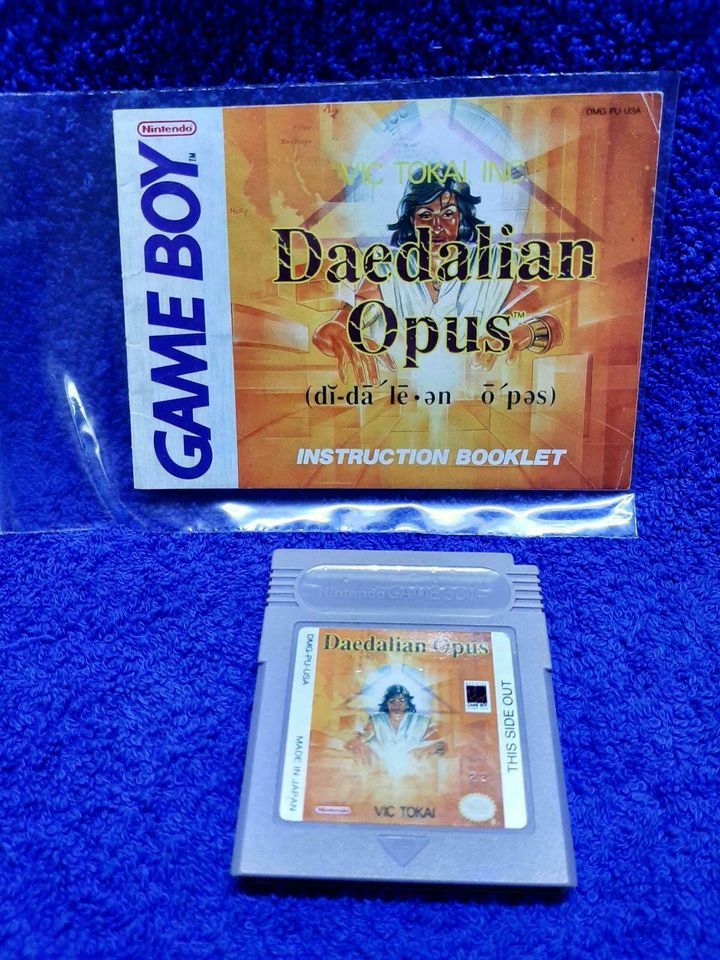 Nintendo Gameboy Spiel Deadalian Opus mit Anleitung *sehr selten in Burghausen