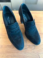 Mia Jahn Pumps, schwarz, Wildleder, Retro aus den 90-igern, 39 Niedersachsen - Isernhagen Vorschau