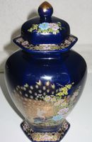 Vase, Japanische Deckelvase, kobaltblau – Made in Japan Nordrhein-Westfalen - Kamen Vorschau