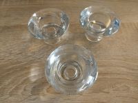 3 GLASKERZENSTÄNDER,KERZENHALTER GLAS IM 3ER SET Schleswig-Holstein - Flensburg Vorschau