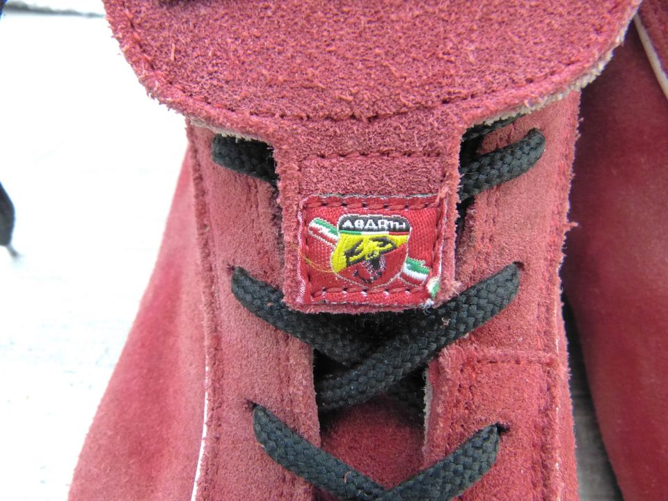 ABARTH Rennfahrer Schuhe rot Größe 39 für Damen und Herren in Remagen