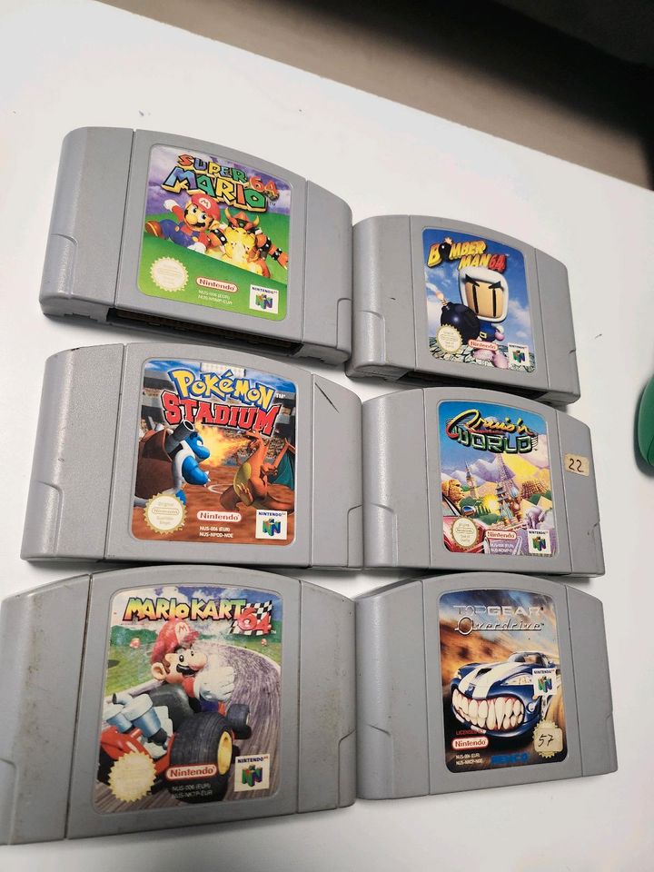 Nintendo 64 mit Spielen zu verkaufen. in Kulmbach