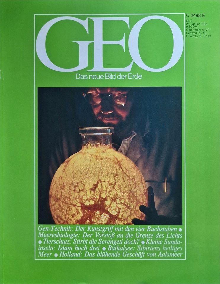 Magazin GEO Jahr 1982 / Hefte/ Bücher in Berlin