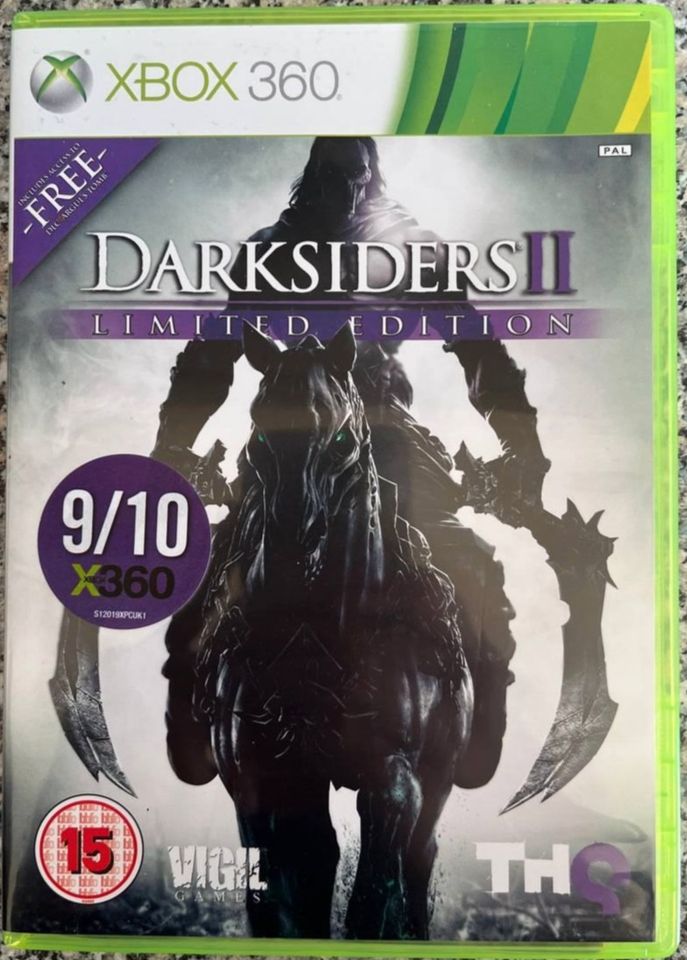 Darksiders II - Limited Edition Xbox 360 super Zustand + Handbuch in Niederroßbach