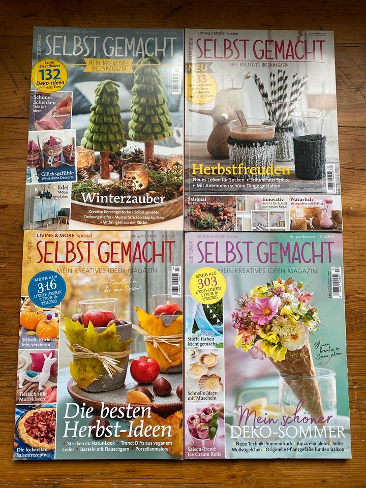 8x Selbst gemacht kreatives Ideenmagazin DIY Konvolut in Raesfeld