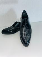 Pertini Leder Schuh Schnürschuh Derbys schwarz Silber Gr 39 Dortmund - Wickede Vorschau