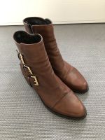 Stiefeletten Chelsea Boots - Cognacfarben Leder  - Gr. 39 Hessen - Bad Nauheim Vorschau